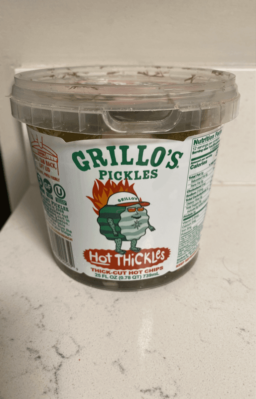 Grillo'S Pickles Hot Thickles