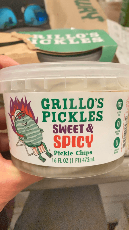 Grillo'S Pickles Sweet & Spicy Pickle Chips