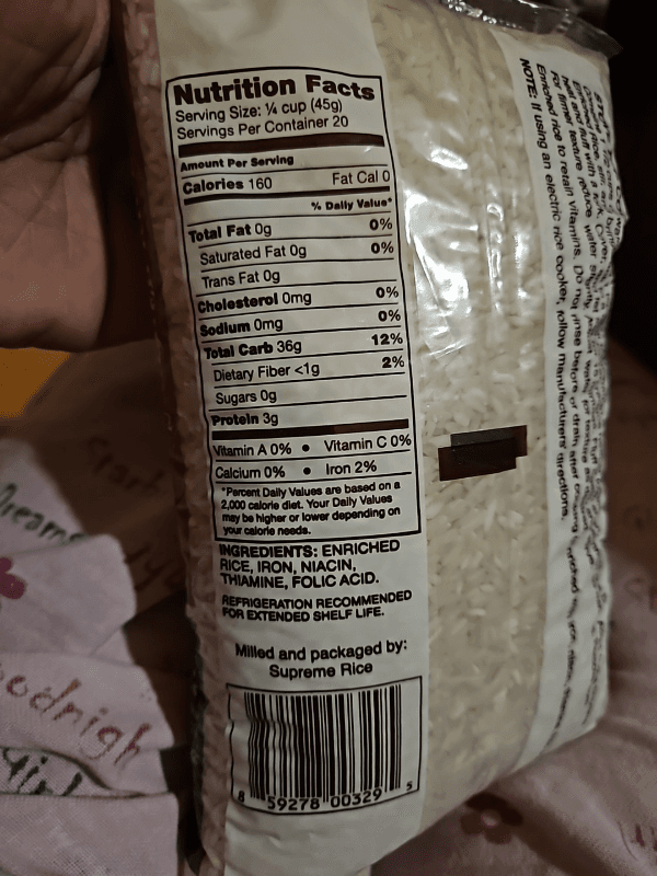 Supreme Rice Enriched Rice