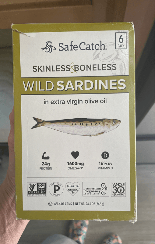 Safe Catch Wild Sardines Skinless & Boneless In Extra Virgin Olive Oil