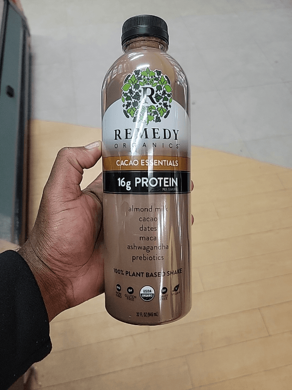Remedy Organics Cacao Essentials 100% Plant Based Shake