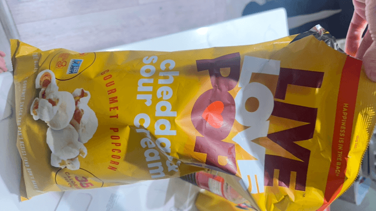 Live Love Pop Cheddar & Sour Cream Gourmet Popcorn