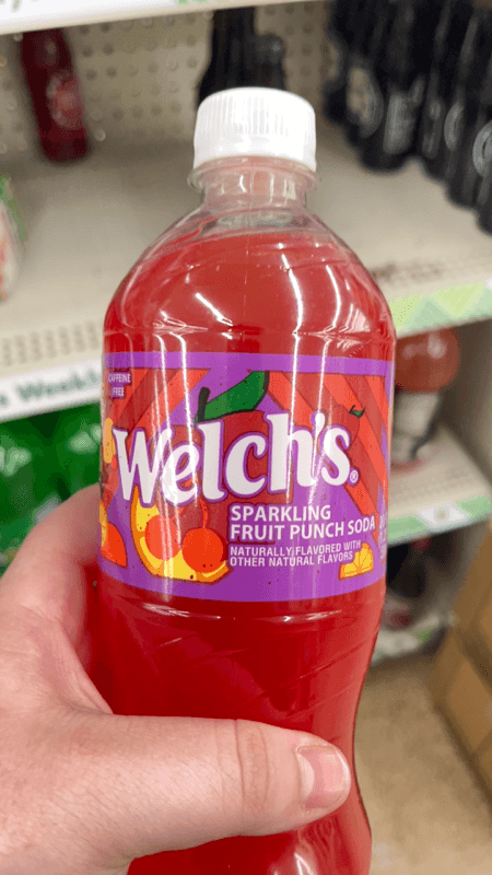 Welch'S Sparkling Fruit Punch Soda