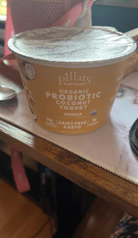 Pillars Plant-Based Organic Probiotic Coconut Yogurt Vanilla