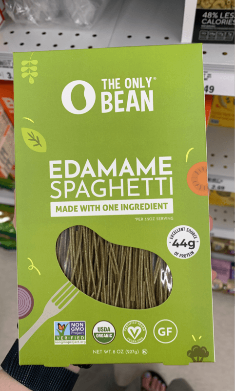 The Only O Bean Organic Edamame Spaghetti Pasta
