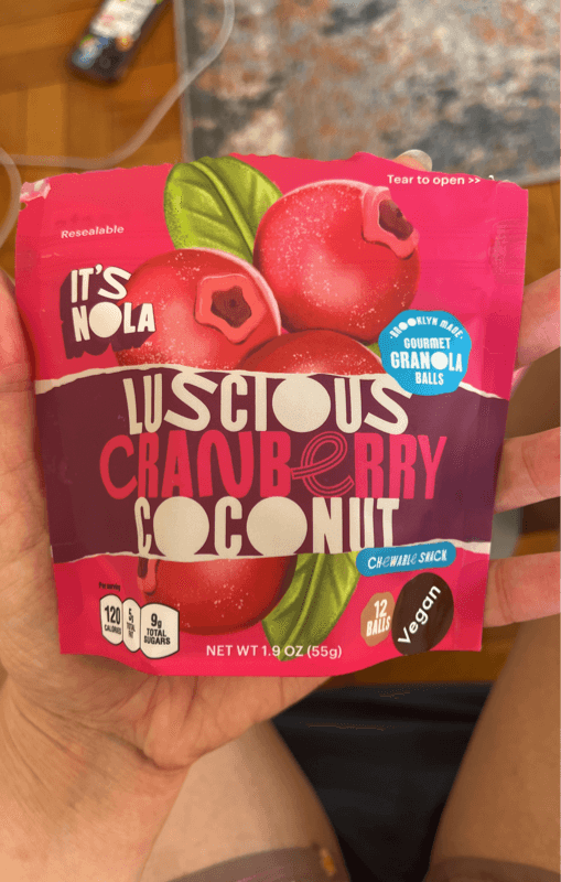 It'S Nola Luscious Cranberry Coconut Chewable Snack