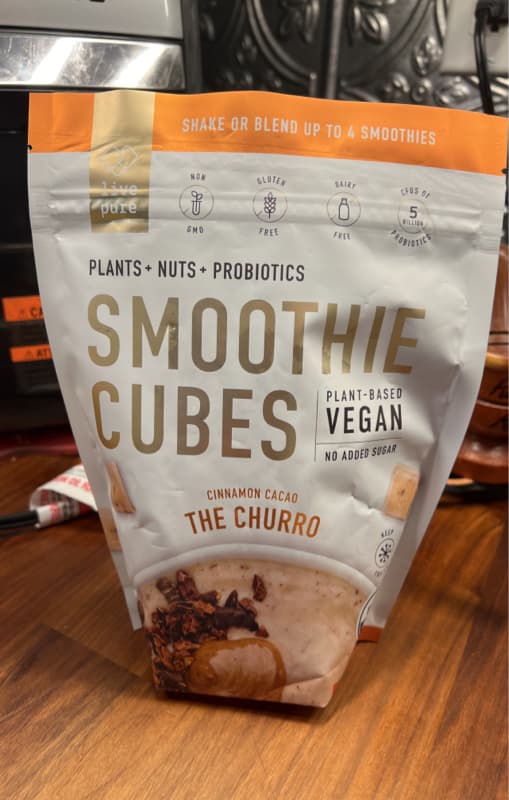 Live Pure The Churro Smoothie Cubes Cinnamon Cacao