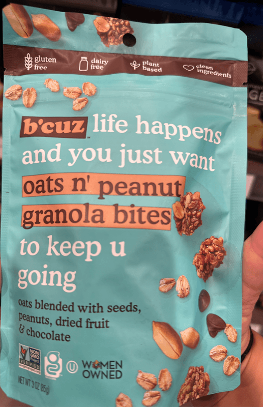 B'Cuz Oats N' Peanut Granola Bites
