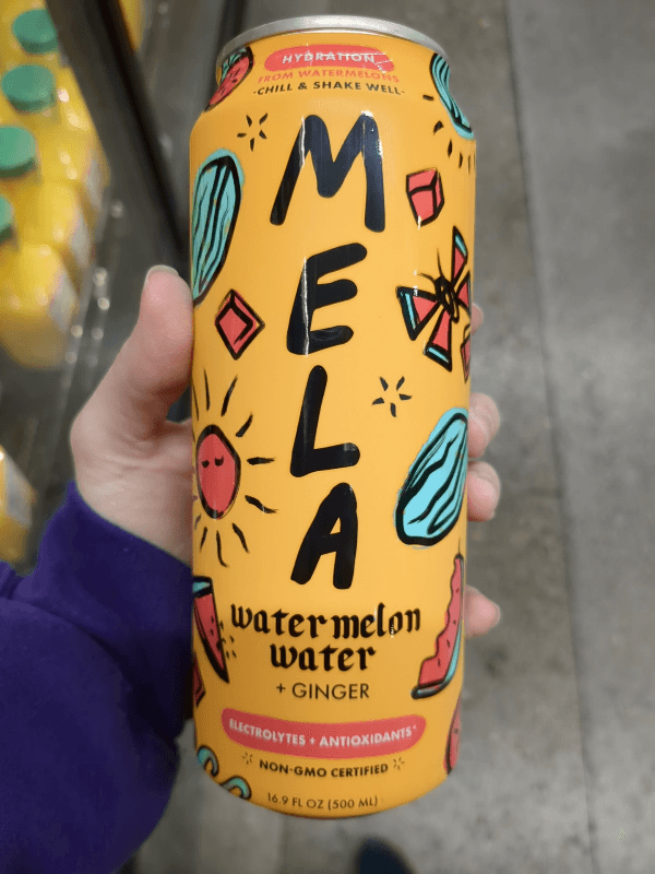 Mela Watermelon Water + Ginger Electrolytes + Antioxidants