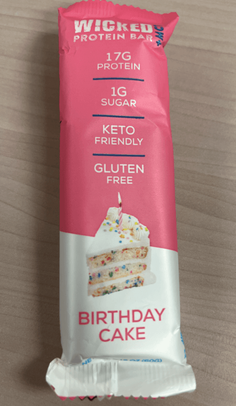 Wicked Protein Bar Birthday Cake