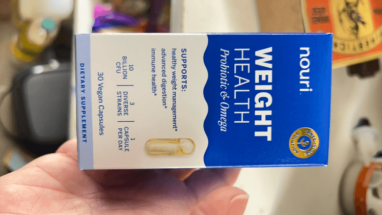 Nouri Weight Health Probiotic & Omega Capsules