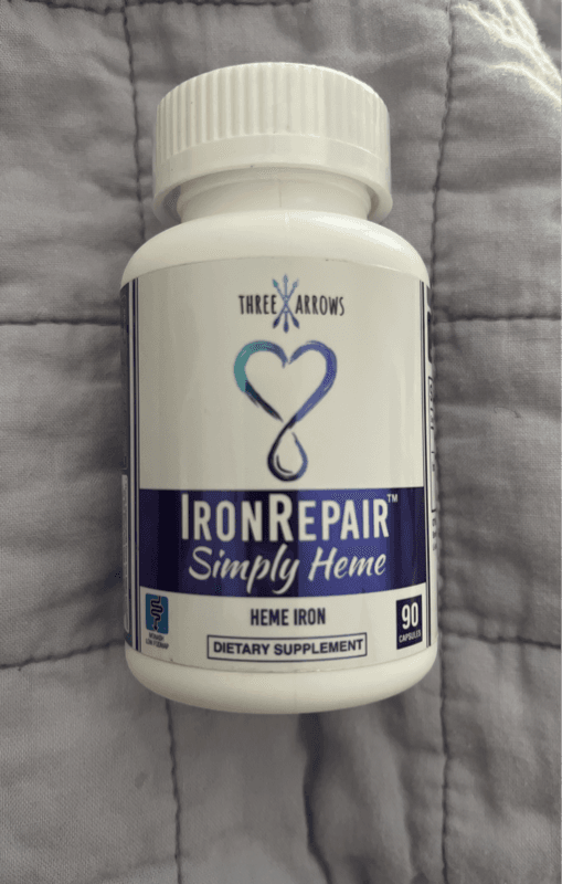 Three Arrows Iron Repair Simply Heme Iron Supplement