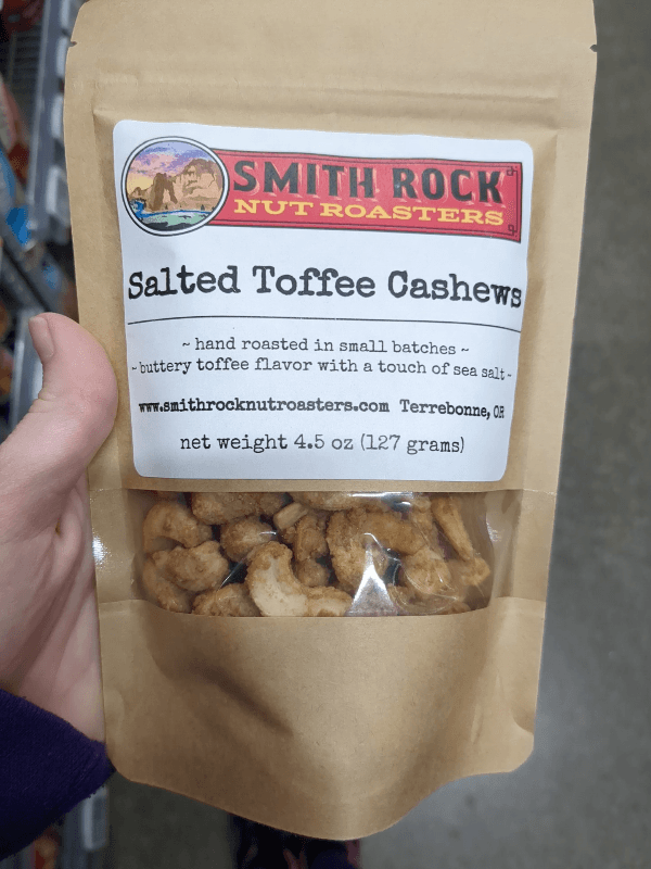 Smith Rock Nut Roasters Salted Toffee Cashews