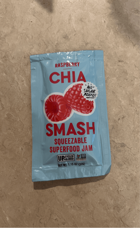 Raspberry Chia Smash Squeezable Superfood Jam