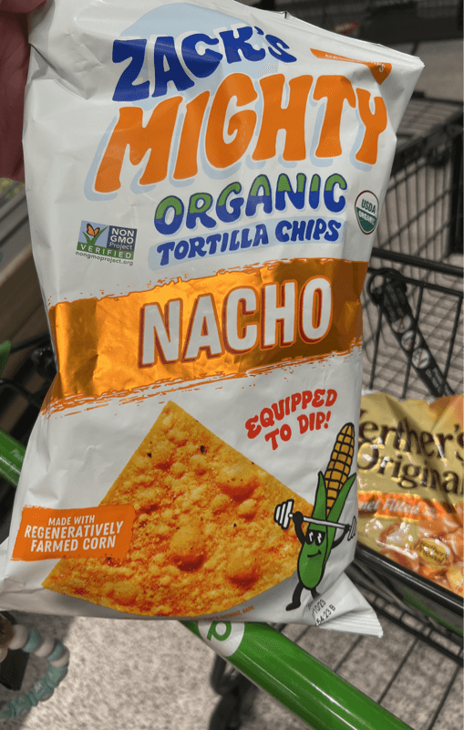 Zack'S Mighty Organic Nacho Tortilla Chips