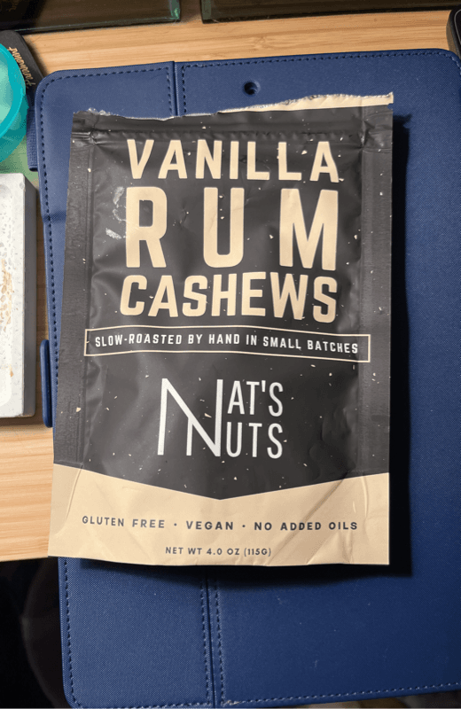 Nat'S Nuts Vanilla Rum Cashews