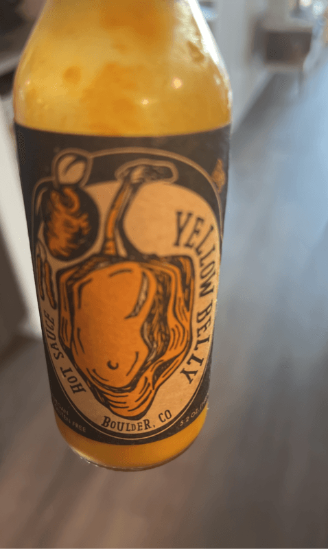 Green Belly Foods Boulder, Co Yellow Belly Hot Sauce