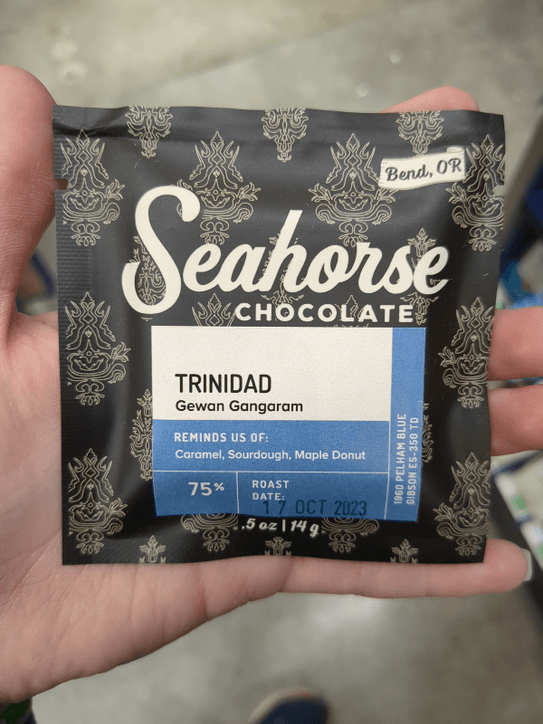 Seahorse Chocolate Trinidad Gewan Gangaram