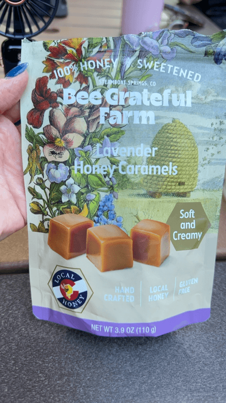 Bee Grateful Farm Lavender Honey Caramels