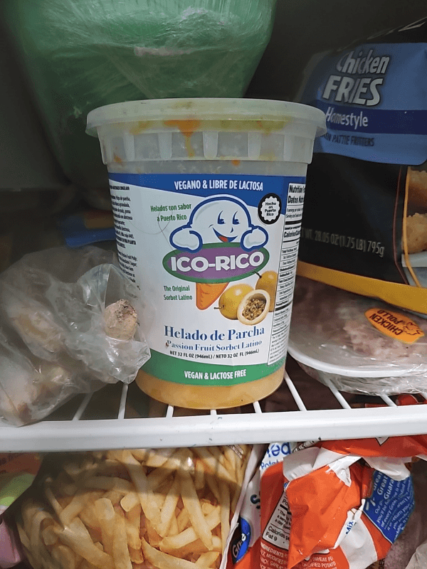 Ico-Rico Passion Fruit Sorbet Latino