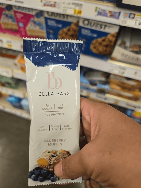 Bella Bars Blueberry Muffin