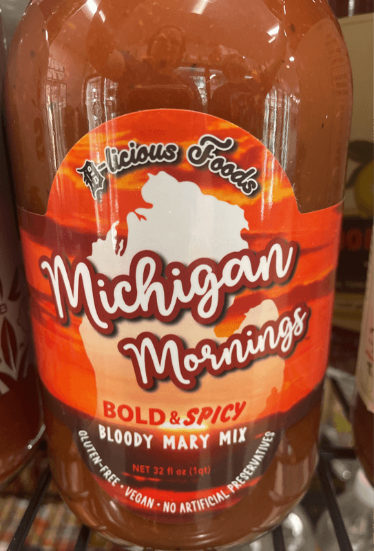 D-Licious Foods Michigan Mornings Bold & Spicy Bloody Mary Mix