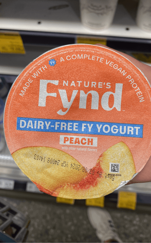 Nature'S Fynd Dairy-Free Fy Yogurt Peach