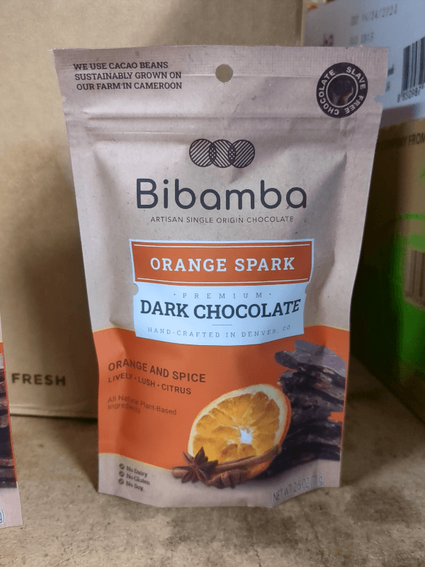 Bibamba Orange Spark Dark Chocolate Orange And Spice