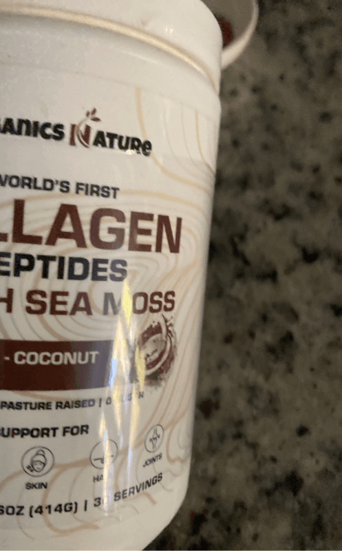 Organics Nature Collagen Peptides + Irish Sea Moss Chocolate - Coconut