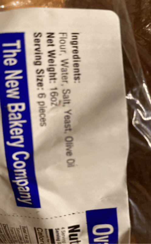 The New Bakery Company Oval Roll