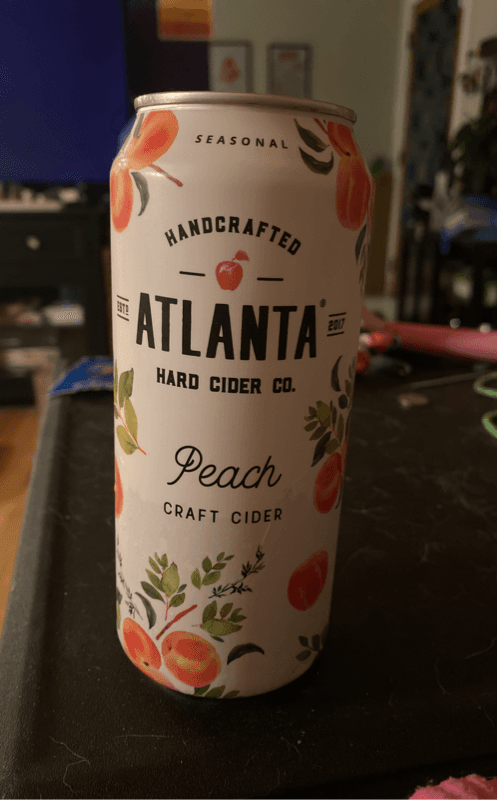 Atlanta Hard Cider Co. Peach Craft Cider