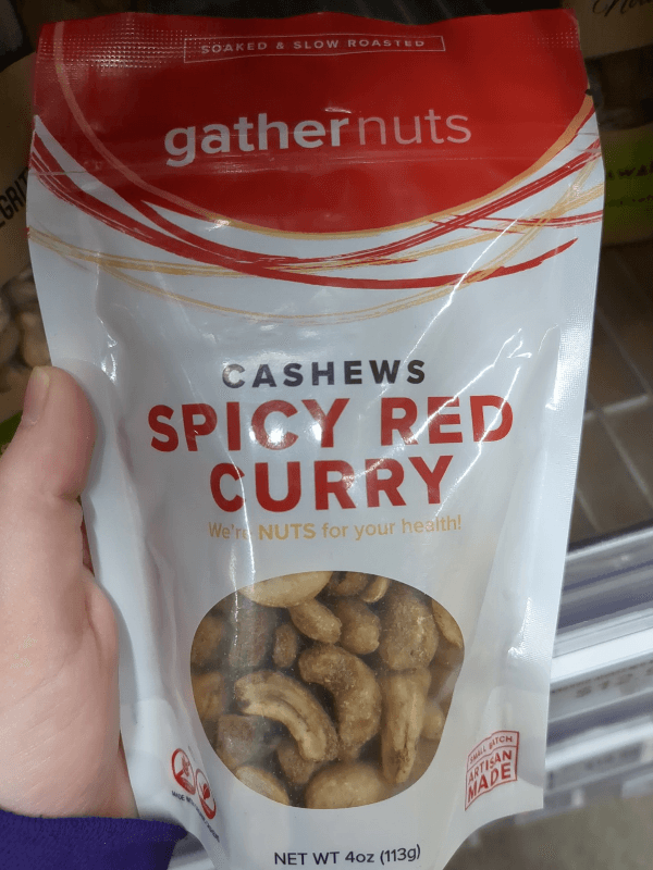 Gather Nuts Cashews Spicy Red Curry
