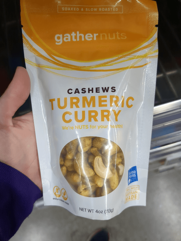 Gather Nuts Cashews Turmeric Curry