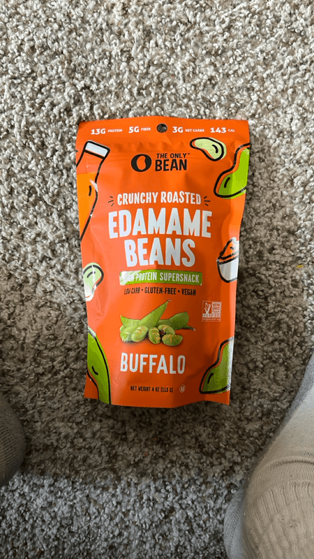 The Only Bean Crunchy Roasted Edamame Beans Buffalo
