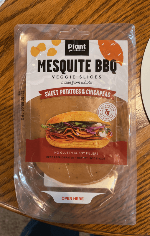 Plant Provisions Mesquite Bbq Sweet Veggie Slices Potato & Chickpeas