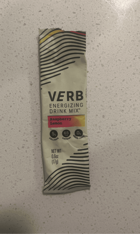 Verb Energizing Drink Mix Raspberry Lemon