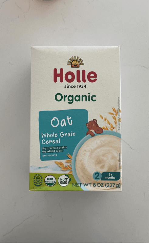 Holle Organic Oat Whole Grain Cereal