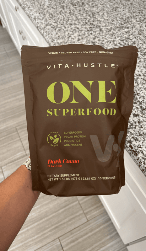 Vitahustle Dark Cacao Flavored Superfood 1.5 Lbs