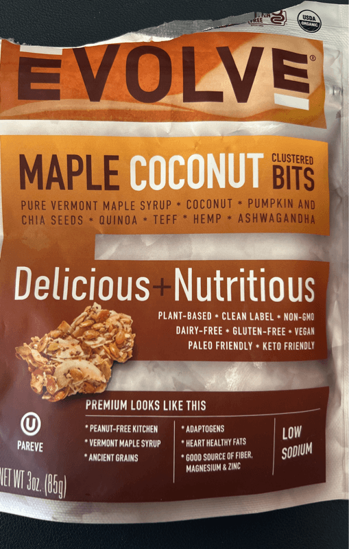 Evolve Maple Coconut Clustered Bits