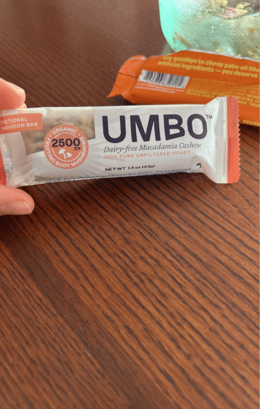 Umbo Macadamia Cashew Functional Mushroom Bar