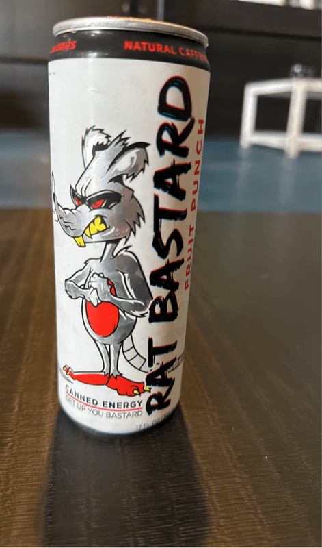Rat Bastard Fruit Punch Energy Drink