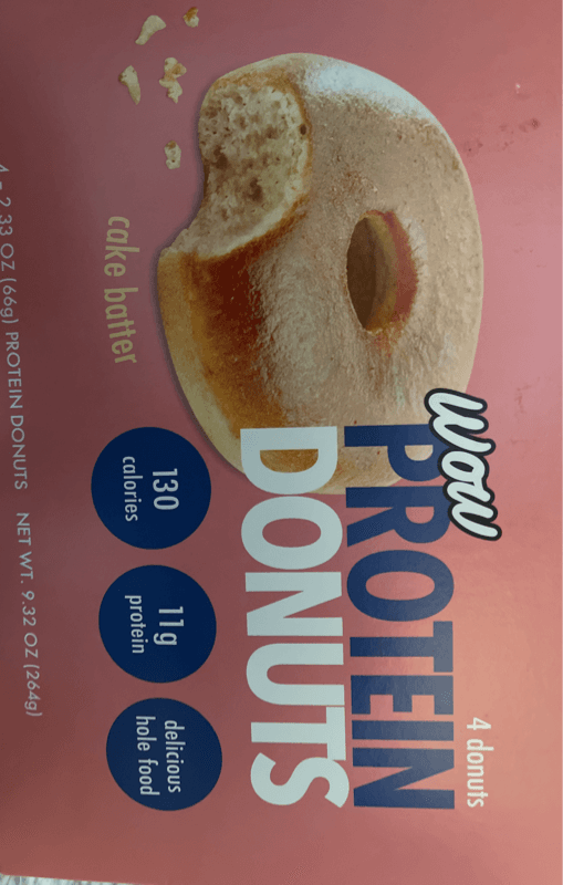 Wow Protein Donuts Cake Batter
