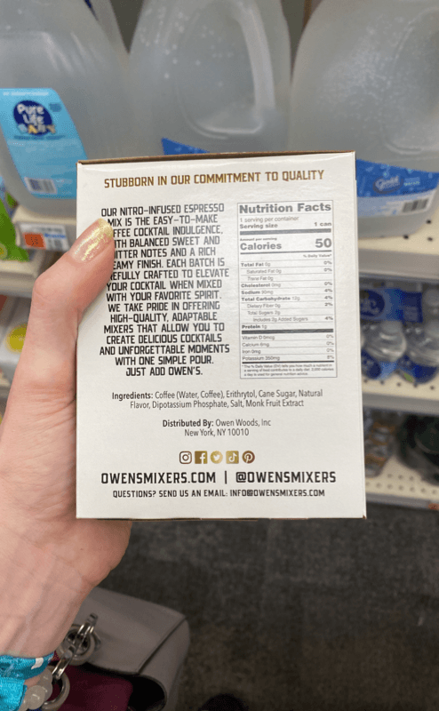 Owen'S Espresso Martini Mix