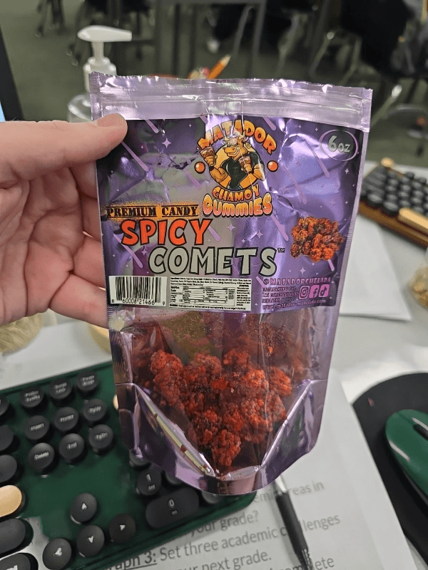 Matador Chamoy Premium Spicy Comets Gummies