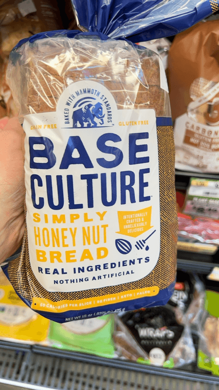 Base Culture Simply Honey Nut Bread