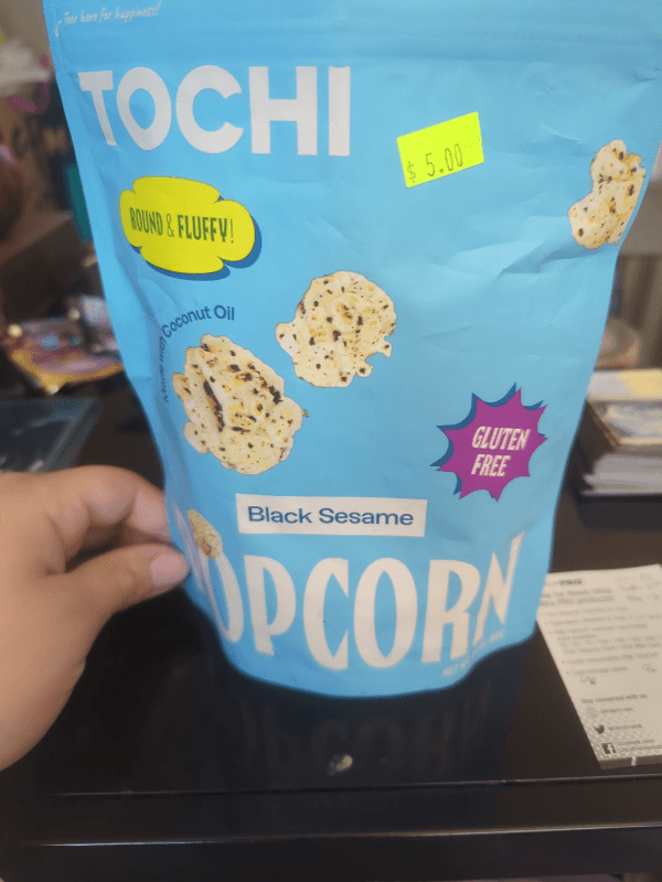 Tochi Black Sesame Popcorn