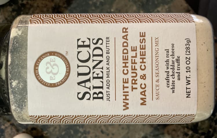 E & E Sauce Blends White Cheddar Truffle Mac & Cheese Sauce & Seasoning
