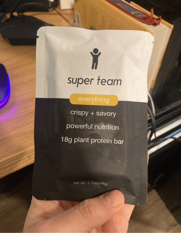 Super Team Everything Crispy + Savory Protein Bar