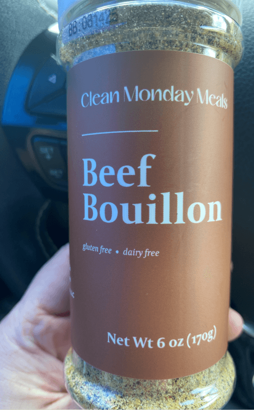 Clean Monday Meals Beef Bouillon