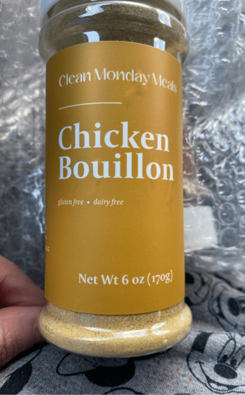 Clean Monday Meals Chicken Bouillon